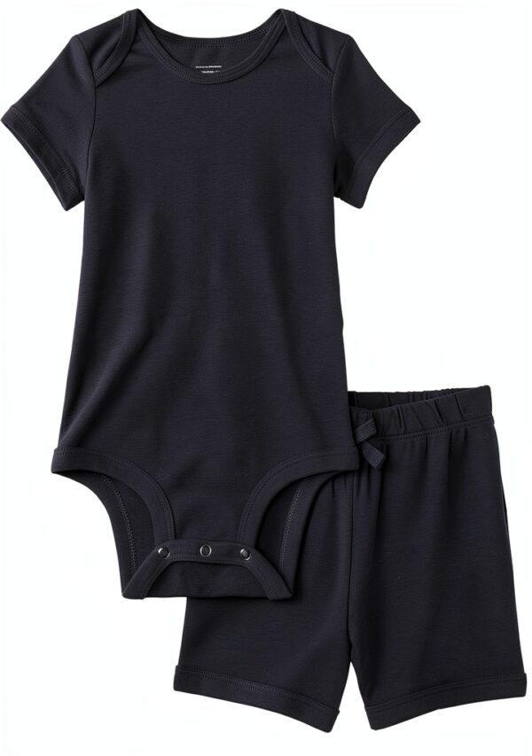 Amazon Essentials Cotton Rib Bodysuit Short Set Baby-0