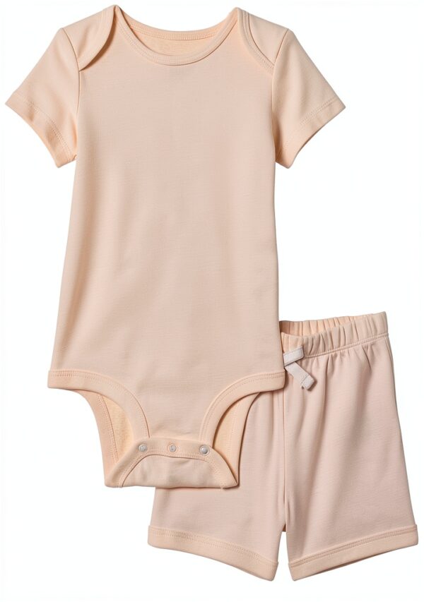 Amazon Essentials Baby Bodysuit Soft Cotton Rib Short Sleeve-0