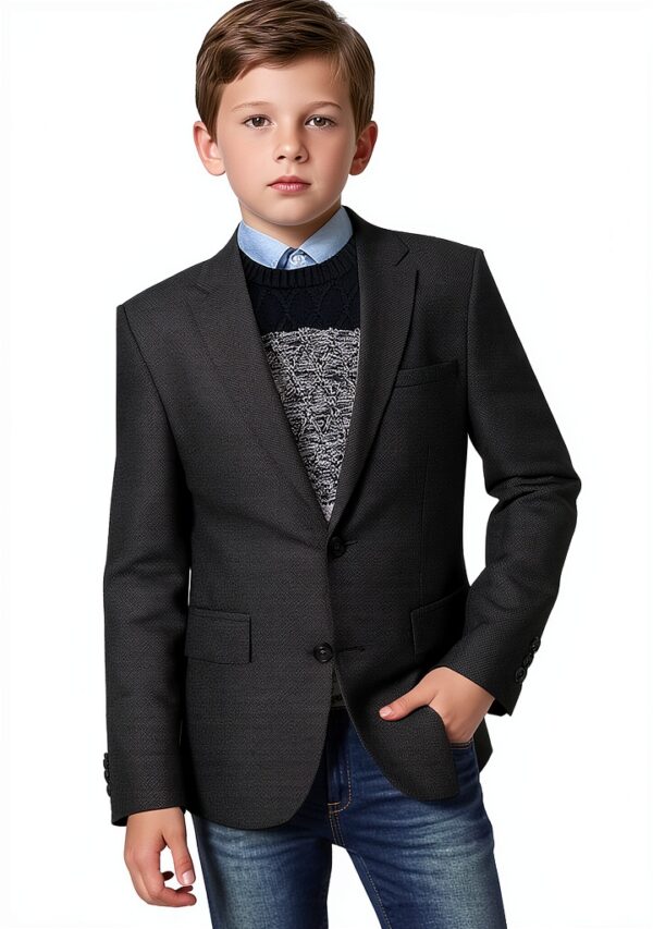 Boys Dress Coat Premium Comfort Elegant Design Sizes 3-18-0