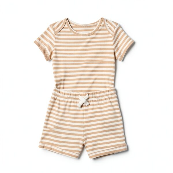 Amazon Essentials Baby Bodysuit Cotton Rib Short Sleeve Set-1