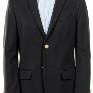 IZOD Boys Blazer Blue Indigo Stretch Suit Jacket-0