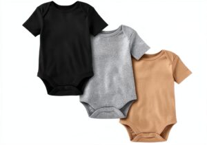 Burt's Bees Baby Organic Cotton Bodysuits Lap Shoulder-0