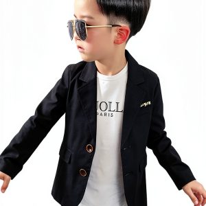 Boys Fashion Blazers Cotton Casual Jackets Coat 2-12 Years