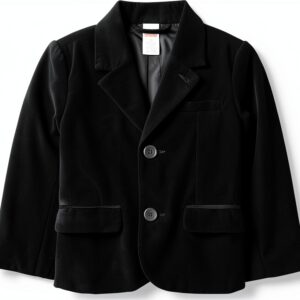 Gymboree Boys Blazer Cotton Velveteen Notched Lapel-0