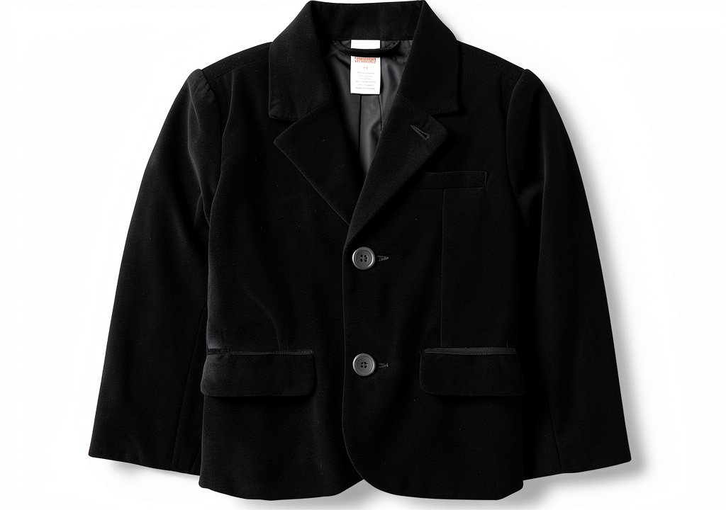 Gymboree boys velvet blazer in Tidal color on a hanger