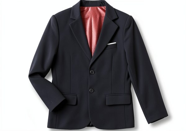 Boys Formal Suit Blazer Two Button Jacket HUEZOE Kids School