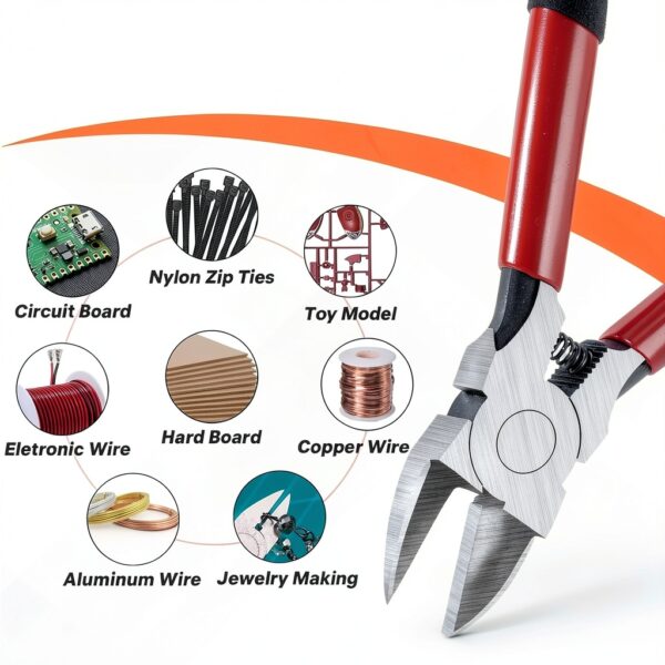 Dobur Wire Cutters High Carbon Steel Ergonomic Crafting-3