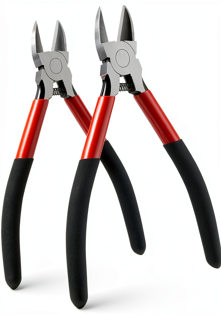 Dobur wire cutters set showing 5-inch and 6-inch pliers on a workbench